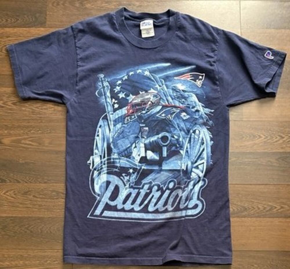 Vintage 90s New England Patriots Pro Player Tee Shirt Size M